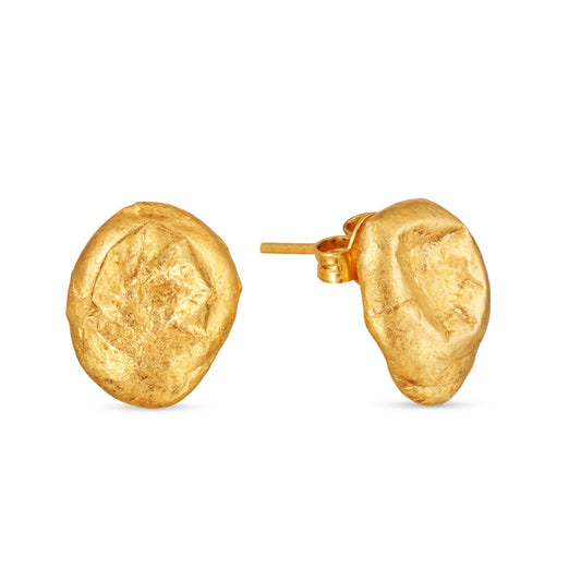gaea no. 12, the crushed pebble earrings