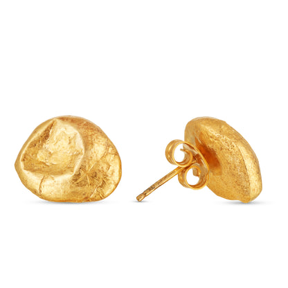 gaea no. 12, the crushed pebble earrings